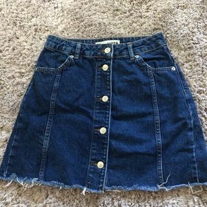 Jean Skirt from topshop